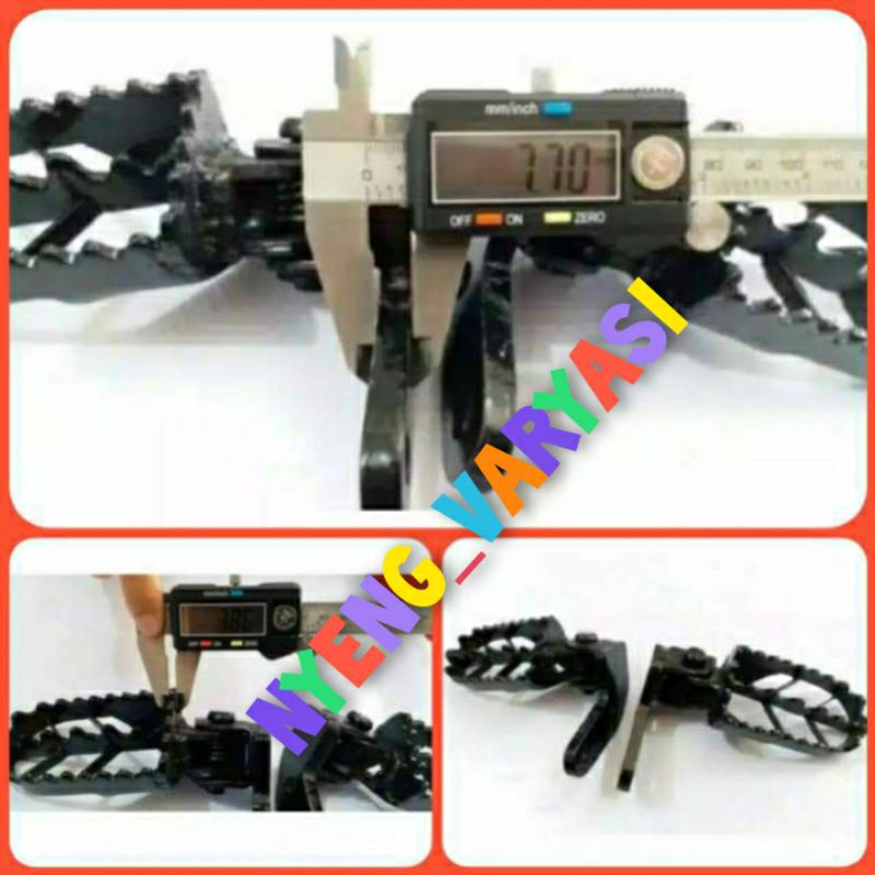 footstep KLX D-Tracker BF atau footstep KLX dan D-Tracker atau footstep klx