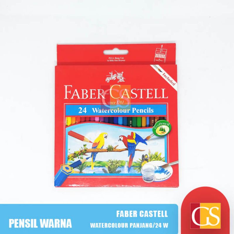 

Pensil Warna Faber Castell Water Colour 24 Warna Panjang