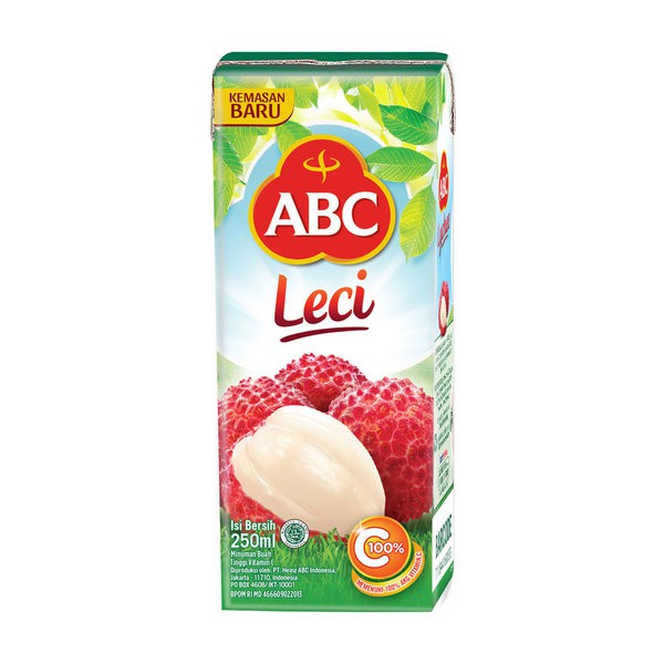 

ABC Jus Leci 250ml - Kemasan Kotak