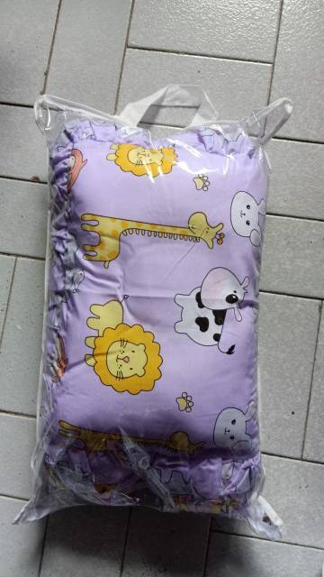 Guling bantal peyang bayi set panjang guling 40cm sarung bisa lepas katun halus isi dakron