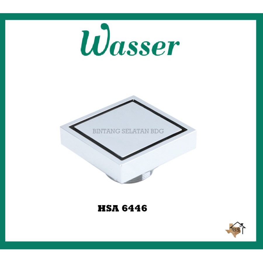 FLOOR DRAIN WASSER SARINGAN GOT PEMBUANGAN KAMAR MANDI HSA 6446