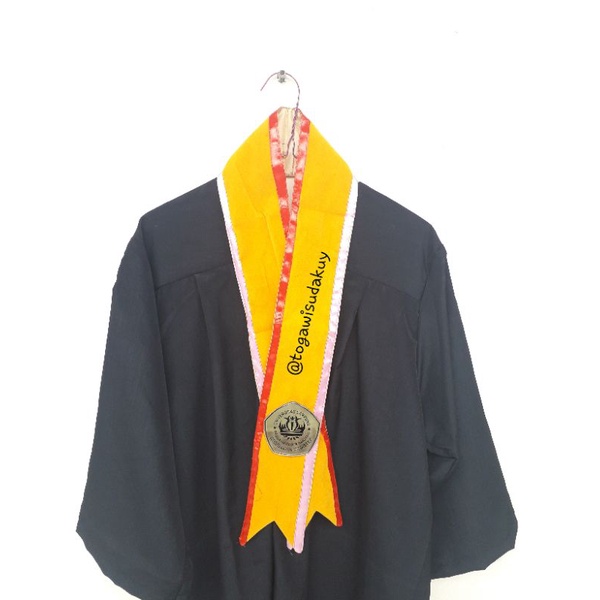 Selempang/Selendang/Kalung Wisuda Pasca Sarjana/ Wisuda Magister UNILA Universitas Lampung