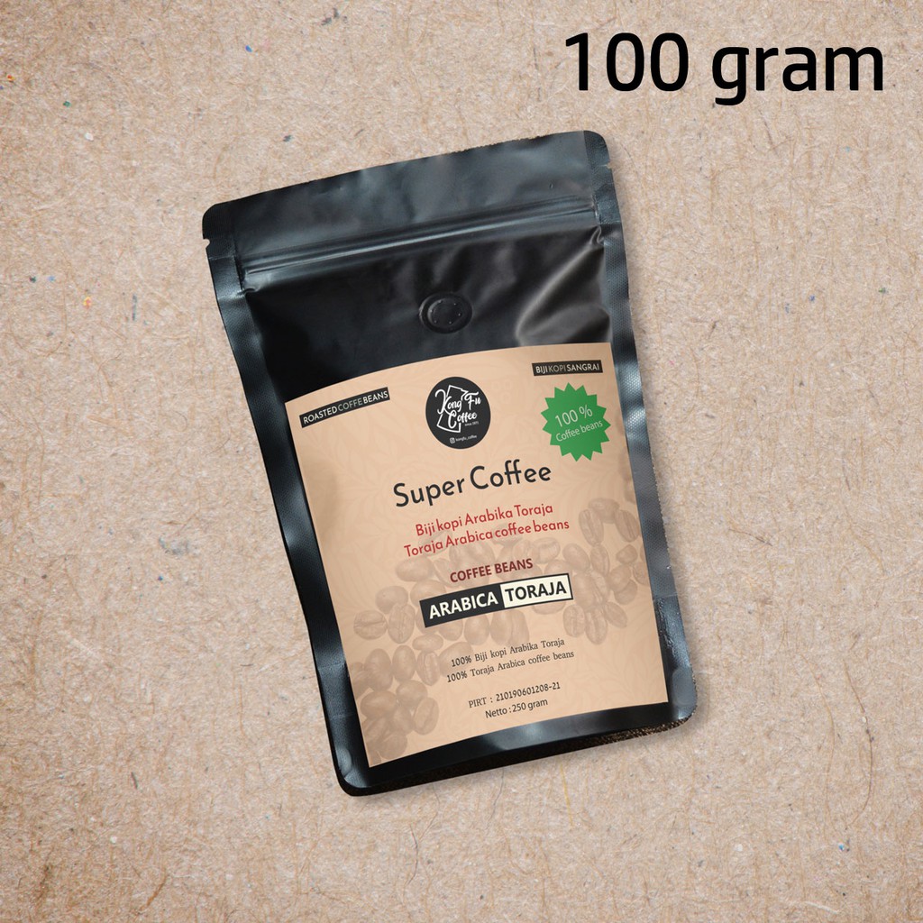 

Biji Kopi Arabika Toraja SuperCoffee 100 Gram