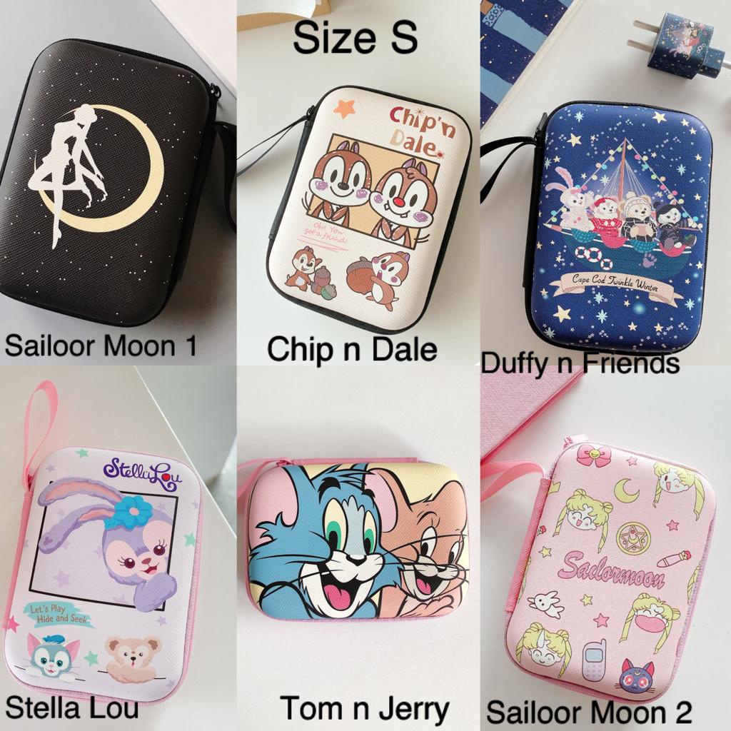 Pouch serbaguna hardcase / pouch handphone powerbank size S