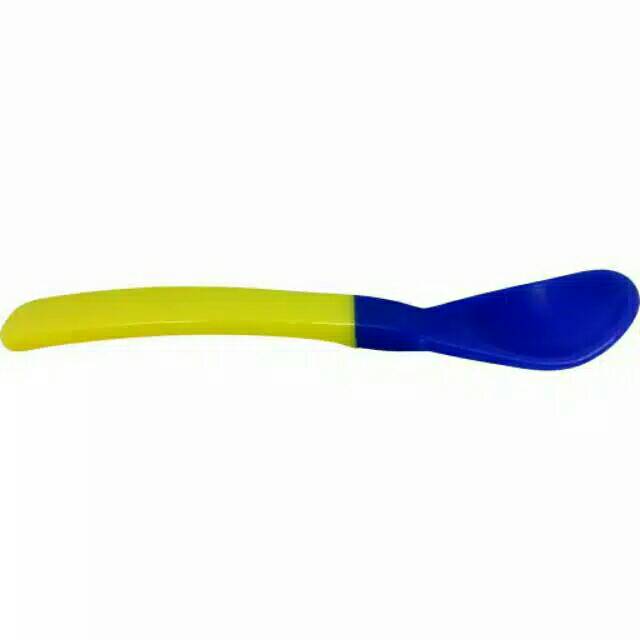 Sendok Makan Bayi Indikator Panas/ Flexible Dan Heat Indicator Color Changing Spoon BPA Free