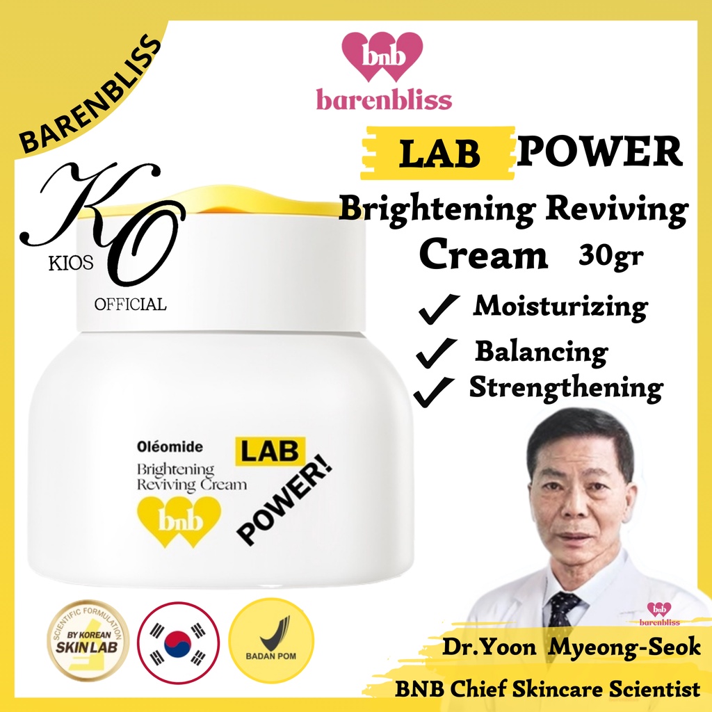 BNB Barenbliss Korea Meta Glow Lab Power Oleomide Brightening korea Reviving Cream 28 Days 30gr