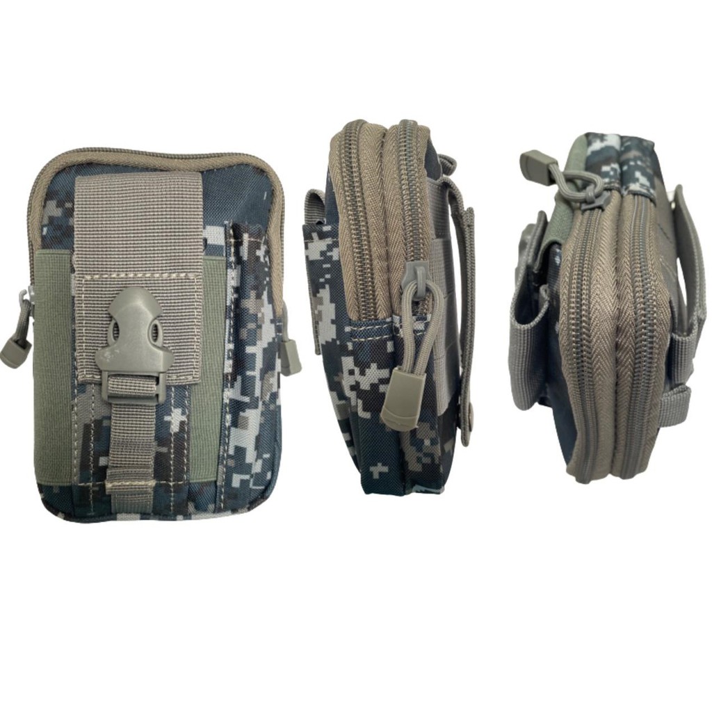 TAS PINGGANG HP / TACTICAL ARMY / FASHION TRAVELLING / TACTICAL MILITARY-ACU BIRU