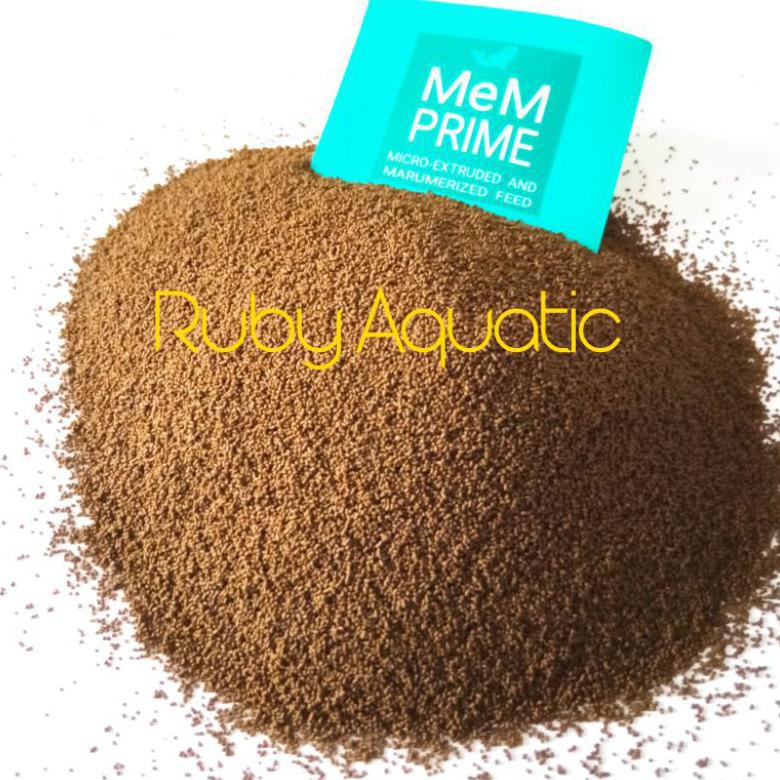 Ready 100Gr Pelet Mem 3/5 Pakan Ikan Cupang Guppy Ikan Hias Aquascape Pelet Mem Prime 300/500