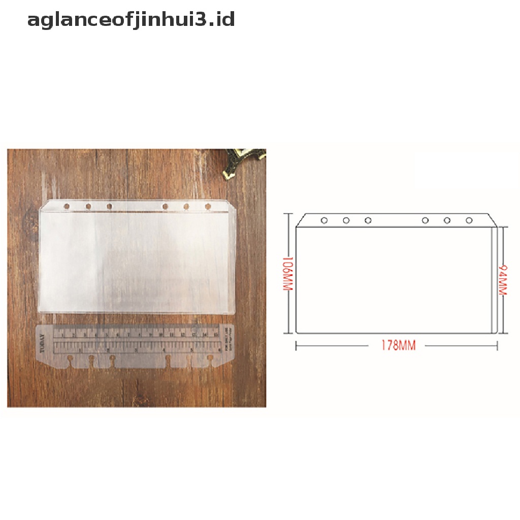 5pcs Kertas Transparan Ukuran A5 A6 A7