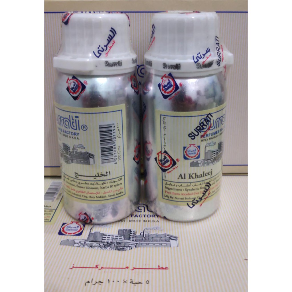 Al Khaleej Atau Parfum Alkhalij Surrati Kemasan Asli 100 Grams