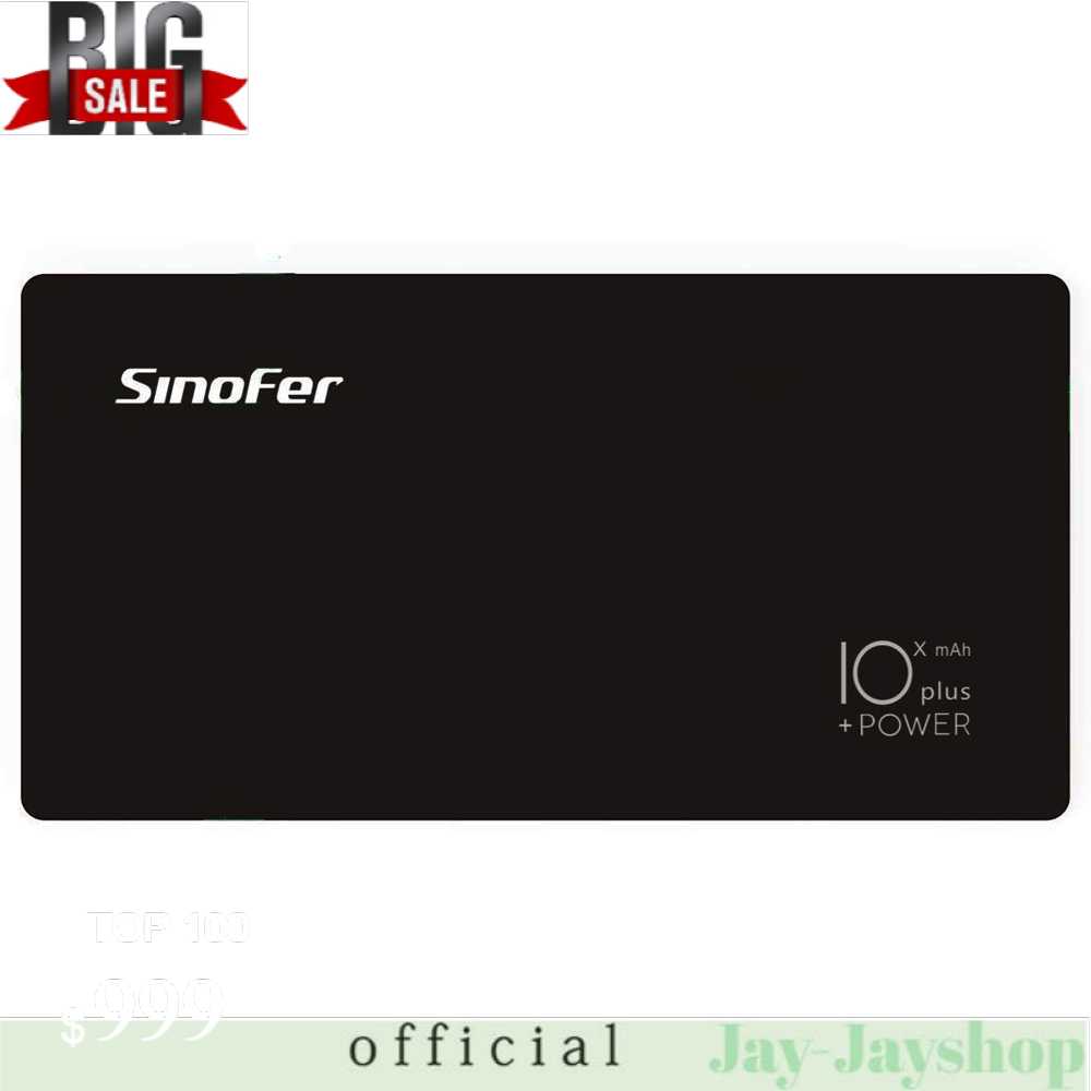 Sinofer Power Bank 2 USB Port 10000mAh Lightning and Micro USB