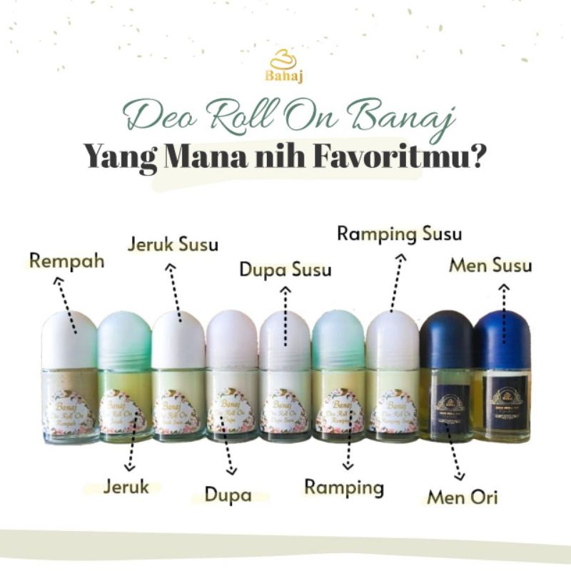 [BANAJ] Deo Roll On Banaj
