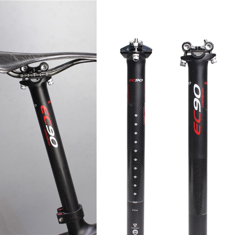 REBUY Road Bike Bicycle Full Carbon Fiber Mountain Bike Lightweight Seatpost