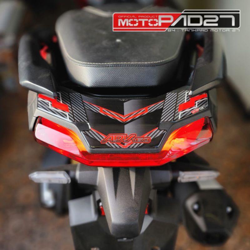 Motopad27 Stiker Resin ADV 160 timbul Tankpad Deckpad Fullset  Honda ADV 160 2022 Premium