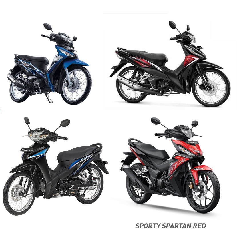 88110-KWW-A40 88120-KWW-A40 Spion 1 Set Kanan Kiri Revo 110 2011 2012 Supra X 125 Fi 150 GTR Revo Fi-2