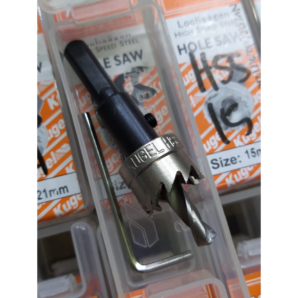 Holesaw Kugel HSS 24mm – Holesaw Besi HSS (High Speed Steel) Mata bor besi/mata bor pelubang besi/pl
