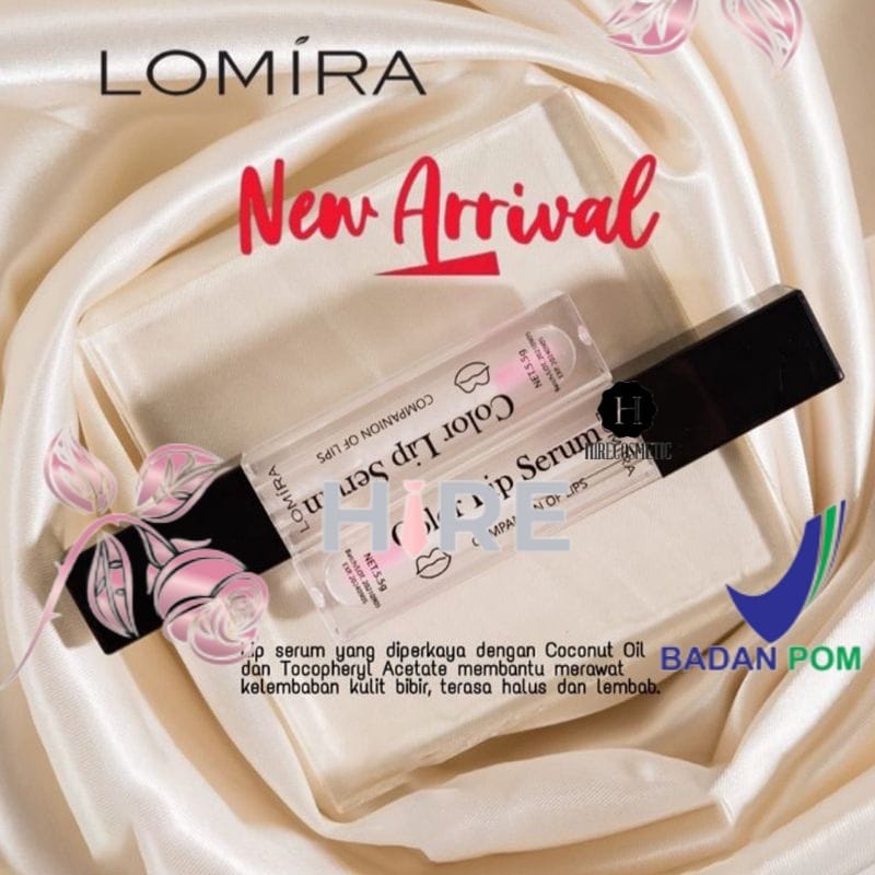 [BPOM] Lomira Lip Serum Color | Gold | Lip Gloss Vitamin E 5.5gr