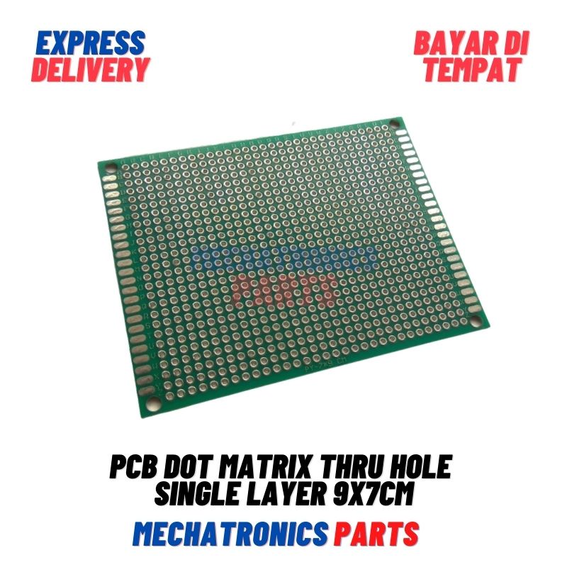 PCB DOT MATRIX THRU HOLE SINGLE LAYER 9X7CM 9*7CM