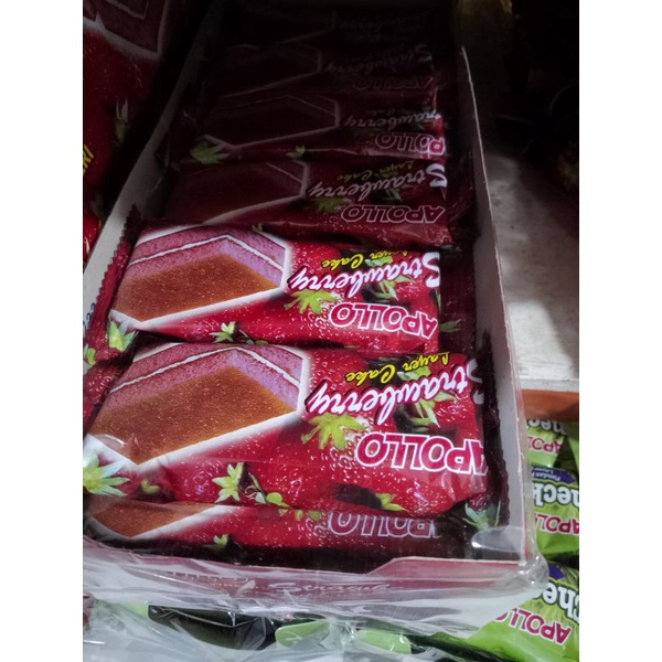 

Apollo Layer Cake Malaysia I bolu perisa strawberry I oleh-oleh khas Malaysia
