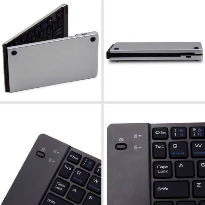 Wireless Foldable Bloetooth Keyboard F66 ( Microsoft, Android, Ios)