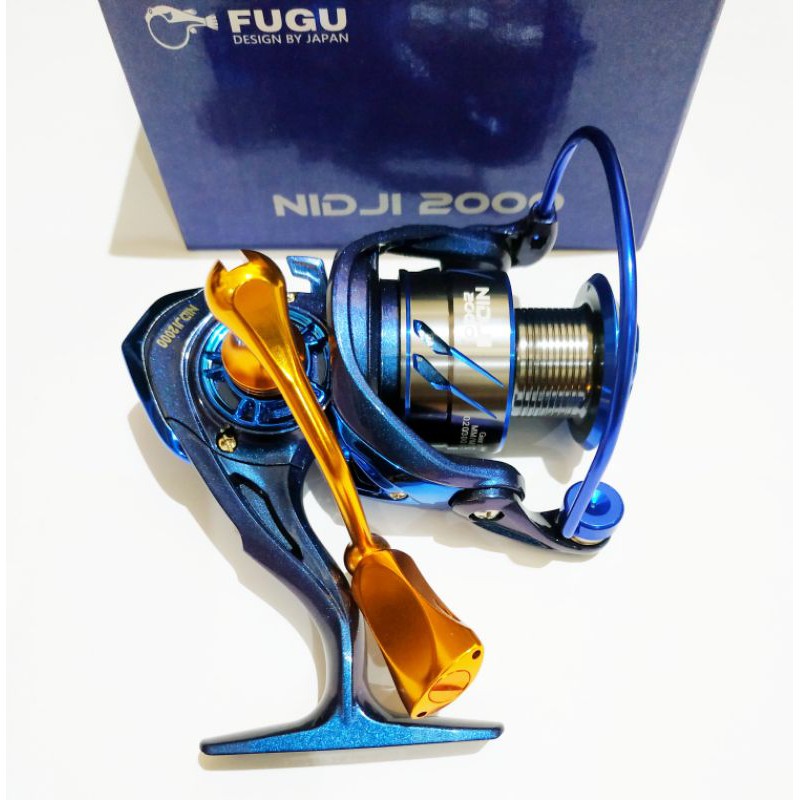 Reel Fugu NIDJI 2000 (12+1BB) POWER HANDLE BODY METAL