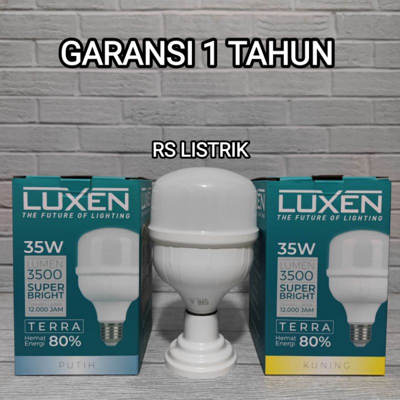 LUXEN TERRA LAMPU LED BULB 35W 35 WATT SNI GARANSI 1 TAHUN