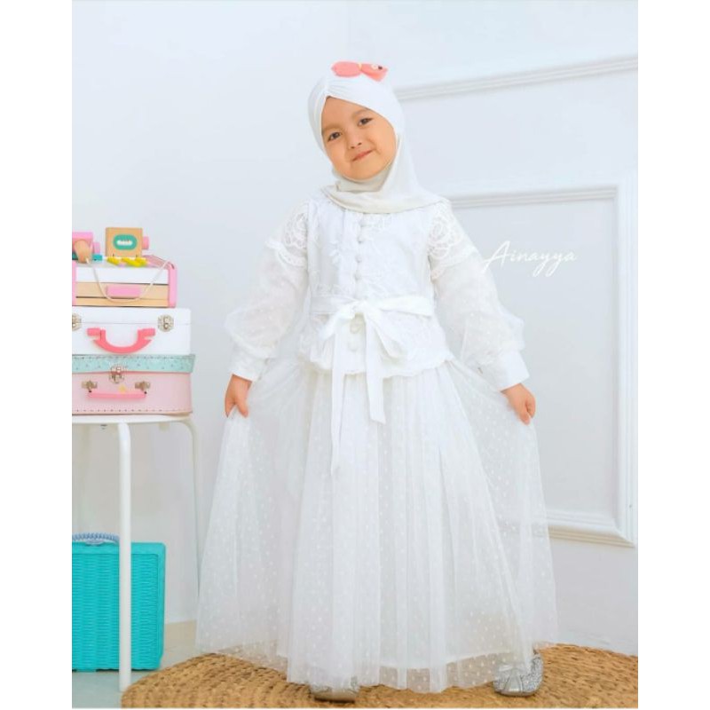 Mecca Dress Kids GIRL anak Perempuan by Ainayya