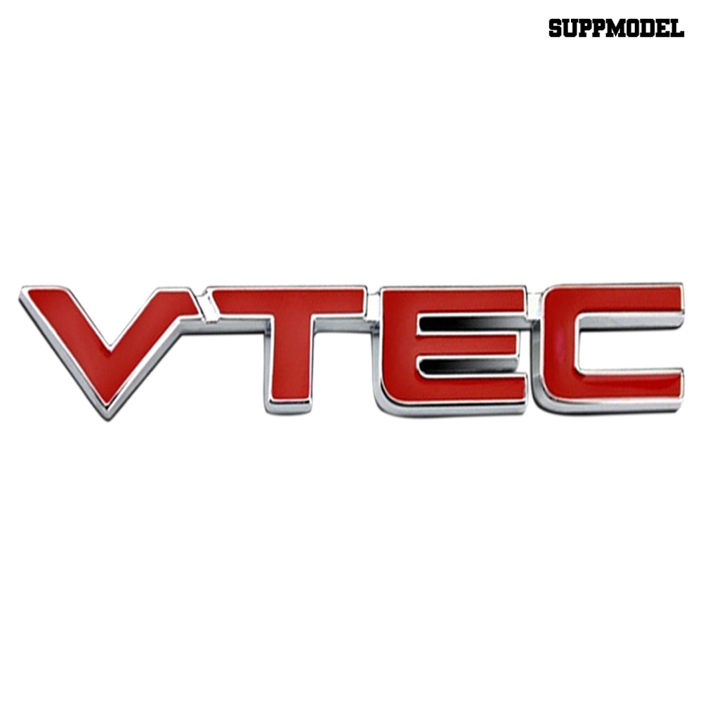 Stiker Emblem / Badge Tulisan VTEC Untuk Dekorasi Body Mobil