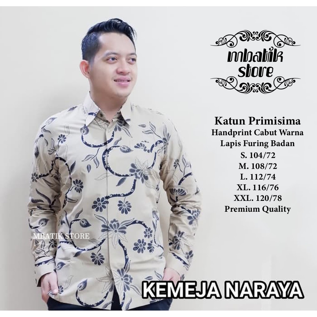 Kerispatih Kemeja Batik Pria Panjang Full Furing by Dewo