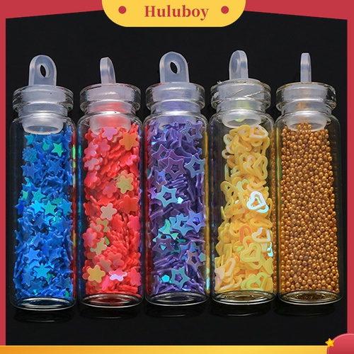 Huluboy Huluboy♡ 20pcs Botol Kaca Mini Untuk Dekorasi Manicure DIY