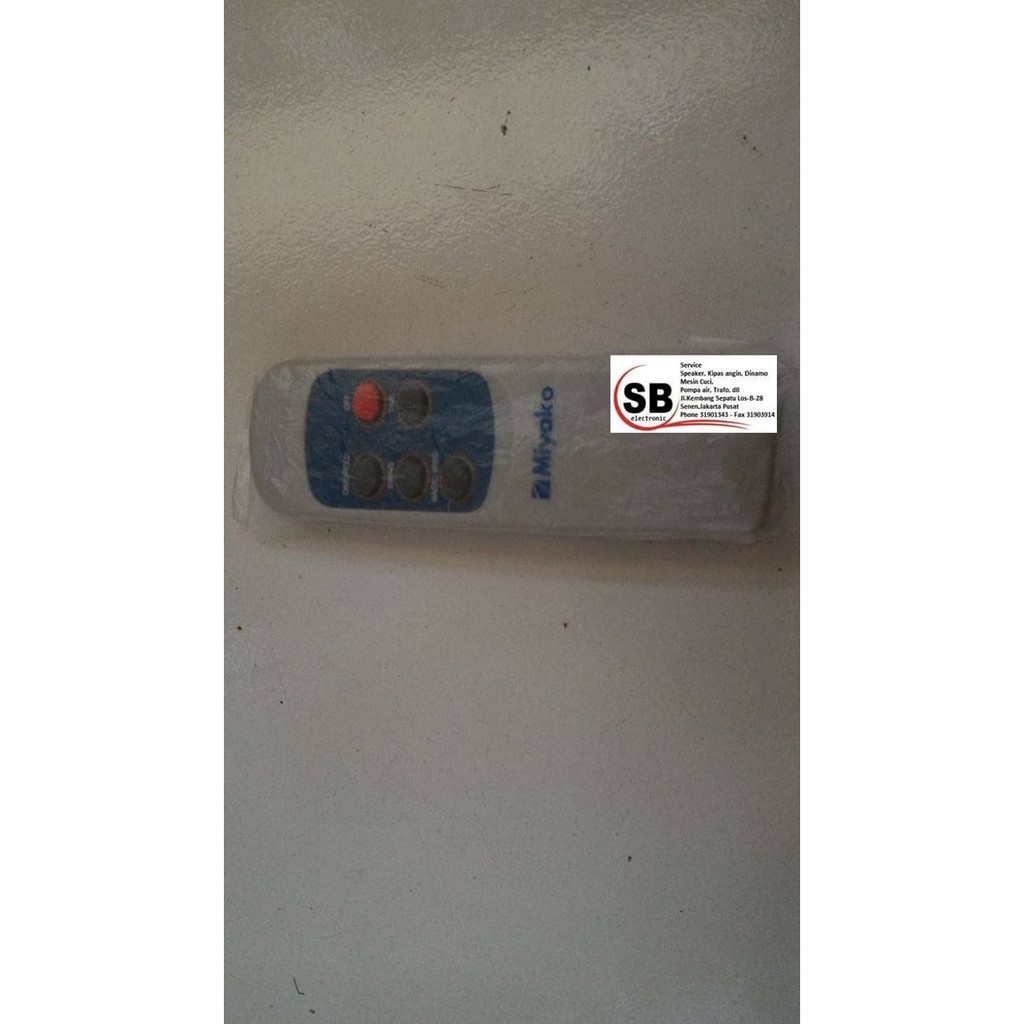 Remot untuk kipas angin miyako