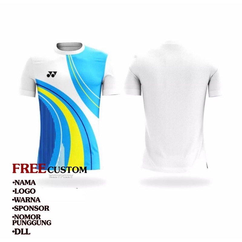 Jersey Badminton Original - Jersey Custom Bulutangkis Badminton - Jersey free Custom - YONEX