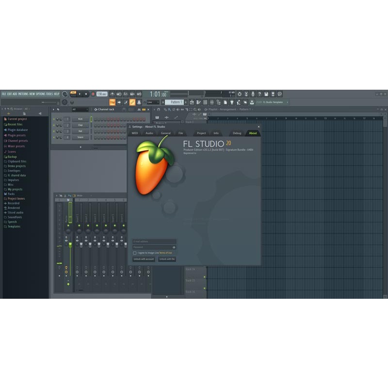 FL Studio 21.0.3 Producer Edition Full edisi 2023 Software audio editing alat professional seperti Mixer, equalizer, instrument