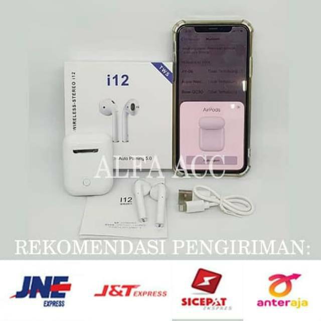 ALFA i12 TWS Original Wireless Bluetooth Headset Earphone