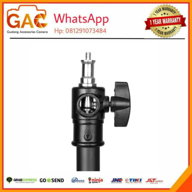 Spigot stud male 1/4&quot; 3/8&quot; adapter screw for loghtstand