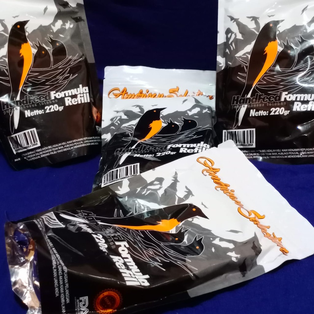 AMS HANDFEED FORMULA AMERICAN SELECTION 220 gram PAKAN TERBAIK UNTUK LOLOHAN  MURAI BATU DAN BURUNG 