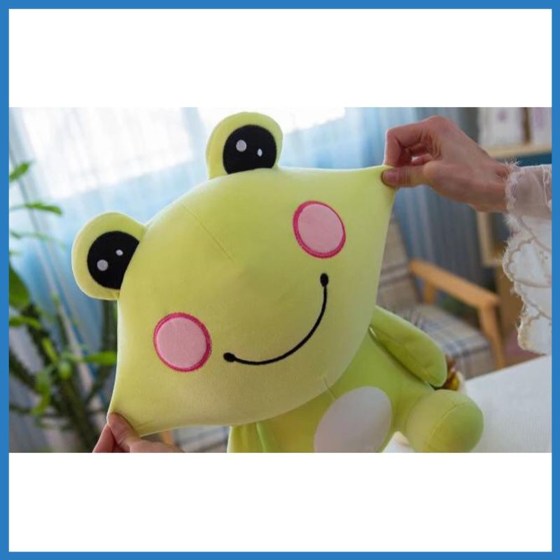 BONEKA BESAR JK6 BONEKA KEROPPI KODOK KATAK HIJAU SUPER LEMBUT