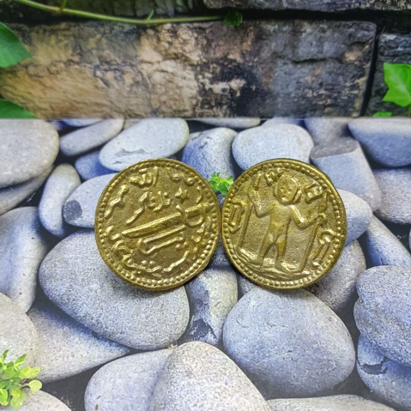 SPESIAL BARANG ANTIK KOIN PEDANG TONGKAT KUNINGAN