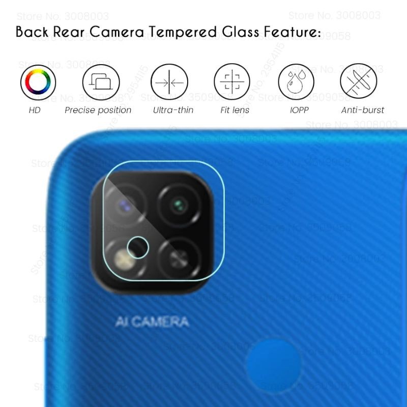 2in1- TG Anti Gores Blue Light Redmi 9C - Tempered Glass Anti Radiasi Ray Xiaomi Redmi 9c Full Layar