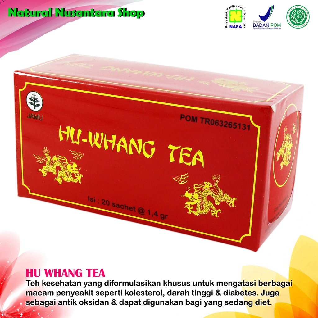 

TEH ANTI OKSIDAN HU WHANG TEA NASA ORIGINAL