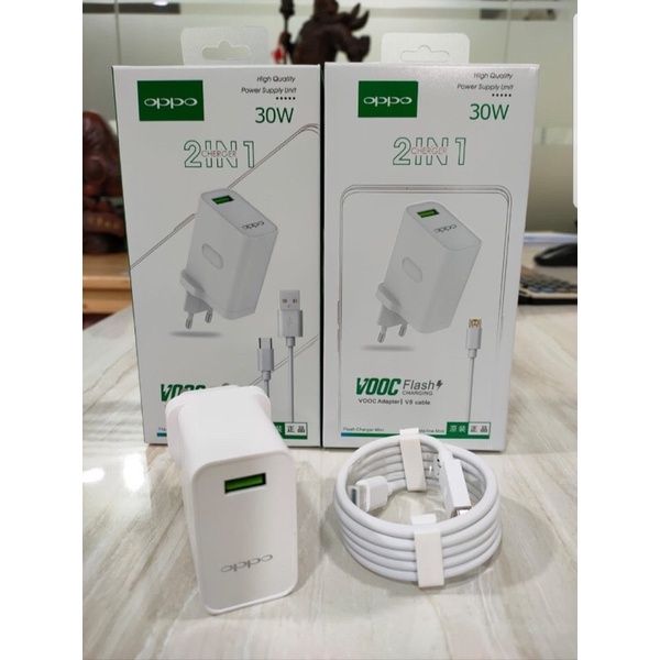 CHARGER OPPO VOOC 30W FLASH CHARGING ORI