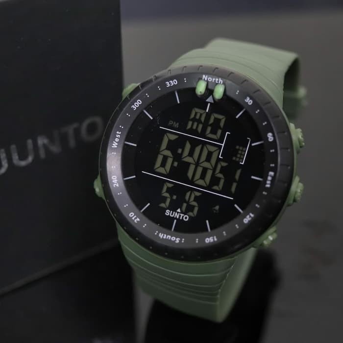 BAJ JAM TANGAN PRIA RUBBER SPORT SUUNT-O CORE DIGITAL LED IMPORT GROSIR MURAH WATER RESIST ST001