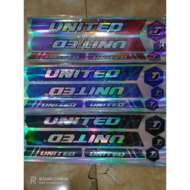 Stiker Skotlet Sepeda Transparan hologram
