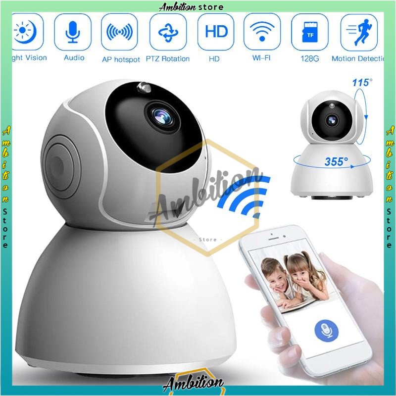 𝒯𝐸𝑅𝐵𝒜𝑅𝒰 𝐵𝐼𝒮𝒜 𝒞❤𝒟 - cam kamera cctv wireless IP Camera 1080P CCTV Snowman V380 pro wifi IP CAMERA CCTV SNOWMAN V380