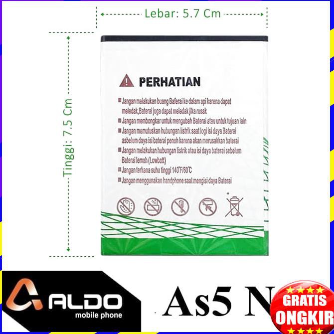 ACC HP BATERAI ALDO AS5 AS5 NEW DOUBLE IC PROTECTION
