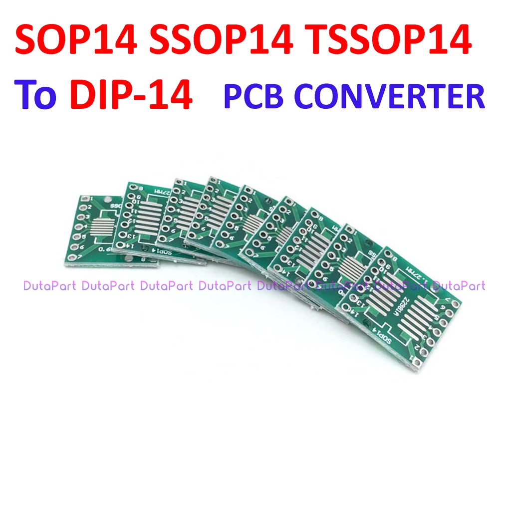 PCB Board SMD SOP14 SSOP14 TSSOP14 To DIP14 DIP 14 Adapter Converter