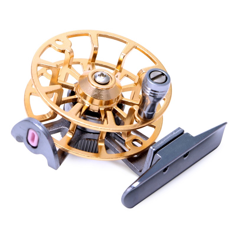 Sun Full Metal Ultra-light Mantan Gulungan Pancing Es Roda Fly Fishing Reel Aluminium