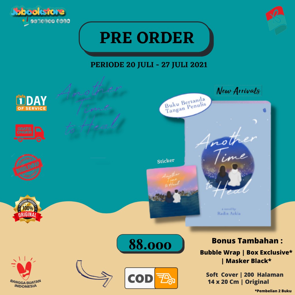 Novel Another Time To Heal + TTD - Radin Azkia