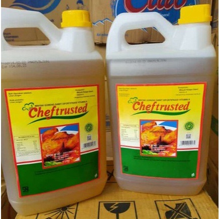 

Minyak Goreng Merk Cheftrusted 5 Liter Murah, Bersih Surabaya