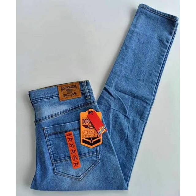 celana jeans pria dodiekis street celana panjang lighblue pria